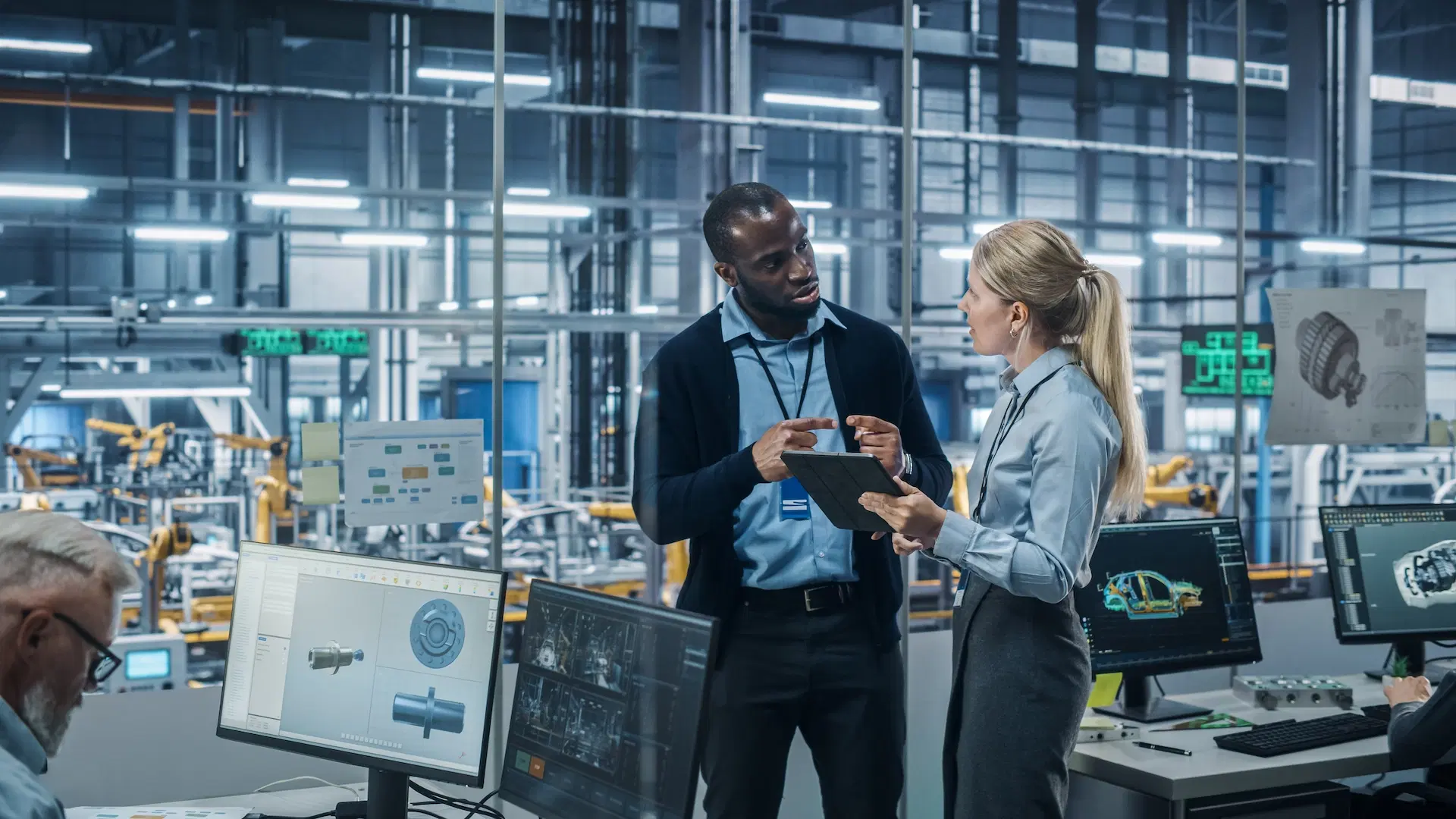 Industry 4.0 partnership visual representation