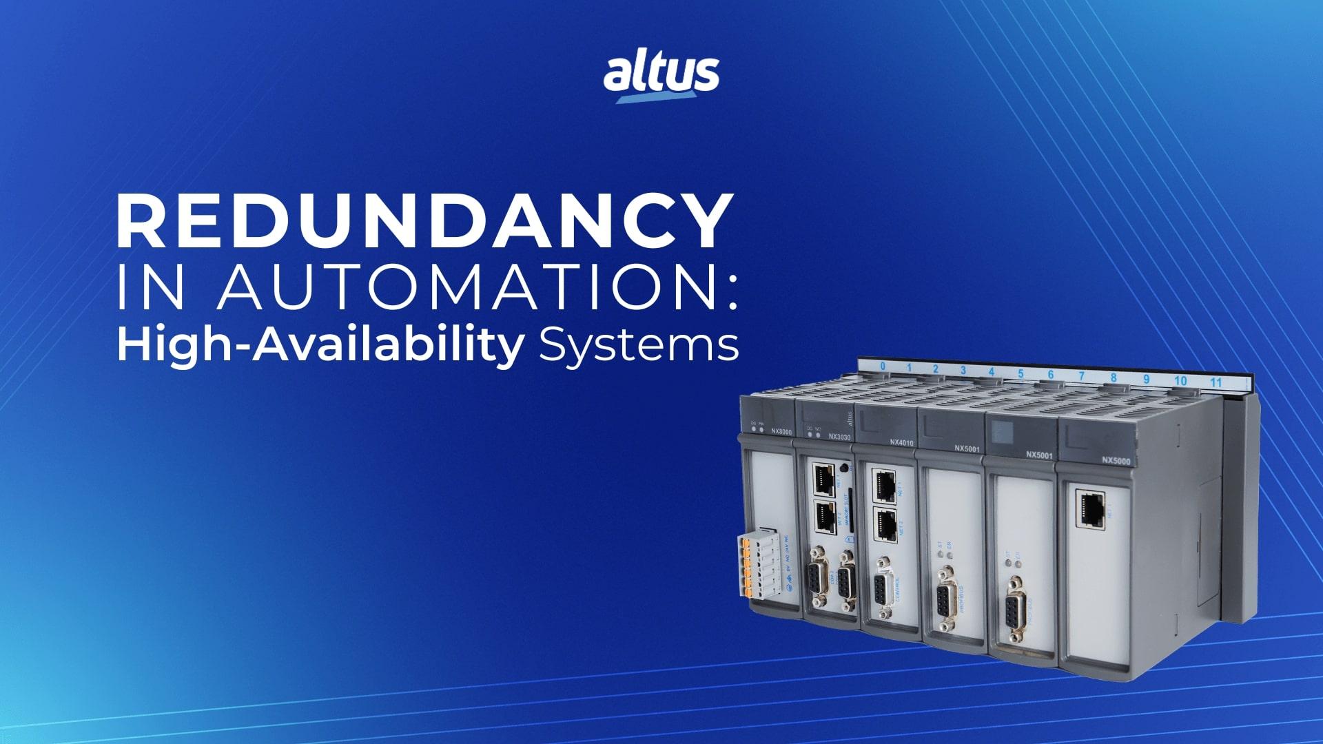 Redundancy in Automation: High-Availability Systems