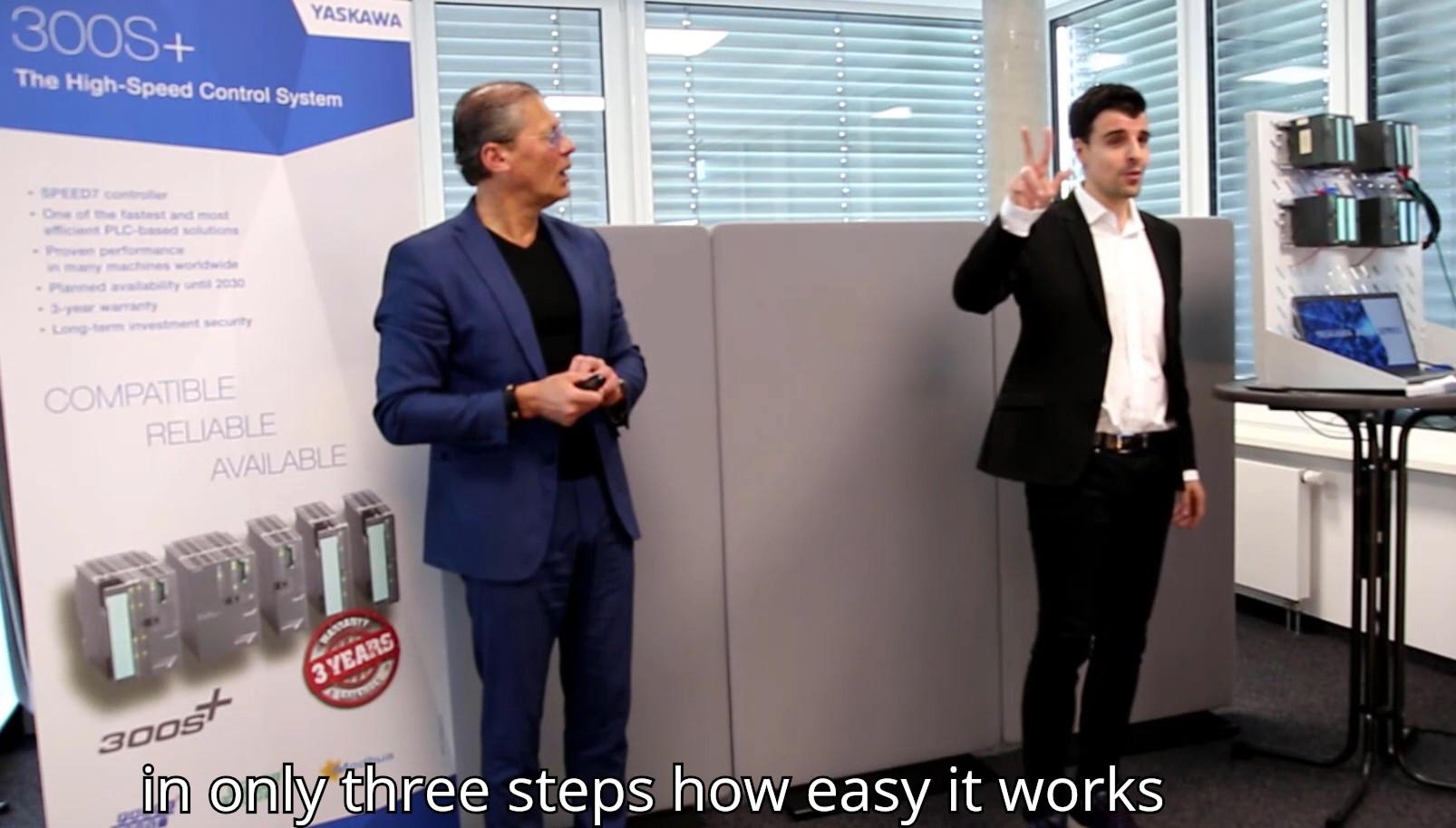 Tutorial video: In only 3 Steps exchange a S7-300 with Yaskawa 300S+
