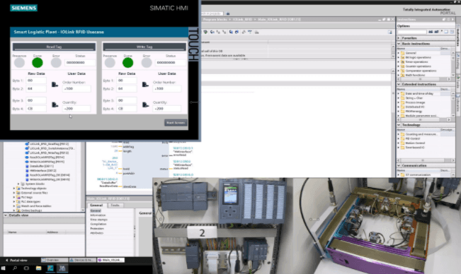 Module 4: Implementation of the automation program for the IO-Link RFID application